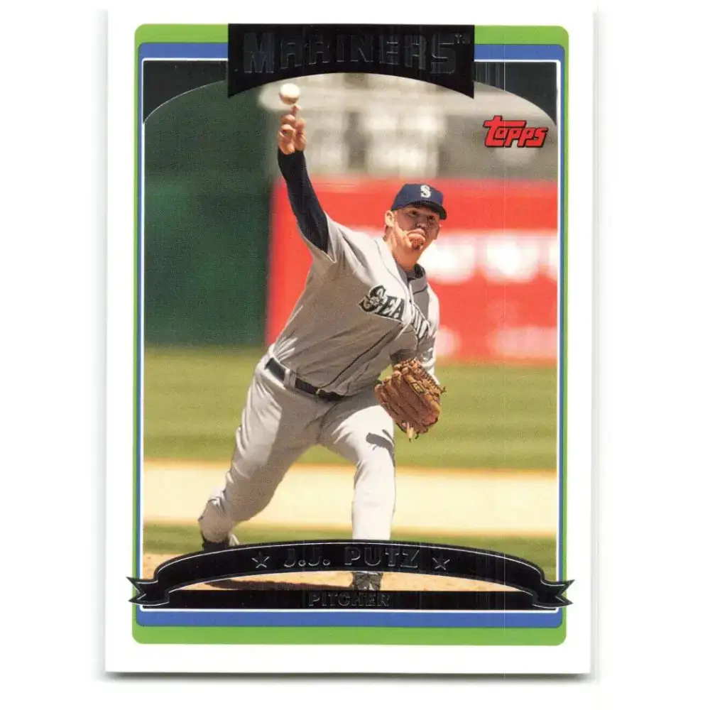 2006 Topps Update #43 J.J. Putz EX Excellent Seattle Mariners Baseball Card - Baseball Card Single
