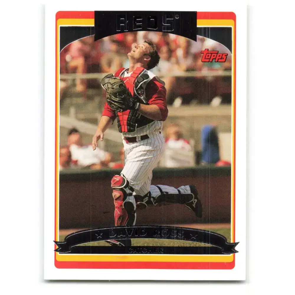 2006 Topps Update #44 David Ross EX Excellent Cincinnati Reds Baseball Card - Baseball Card Single