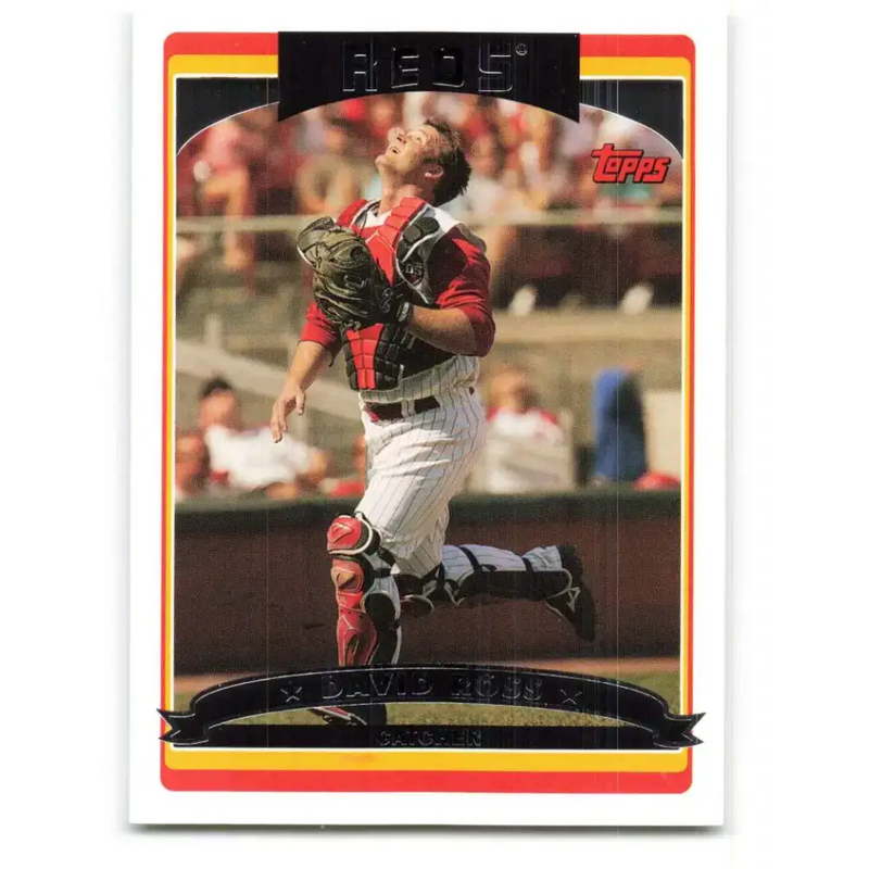 2006 Topps Update #44 David Ross EX Excellent Cincinnati Reds Baseball Card - Baseball Card Single