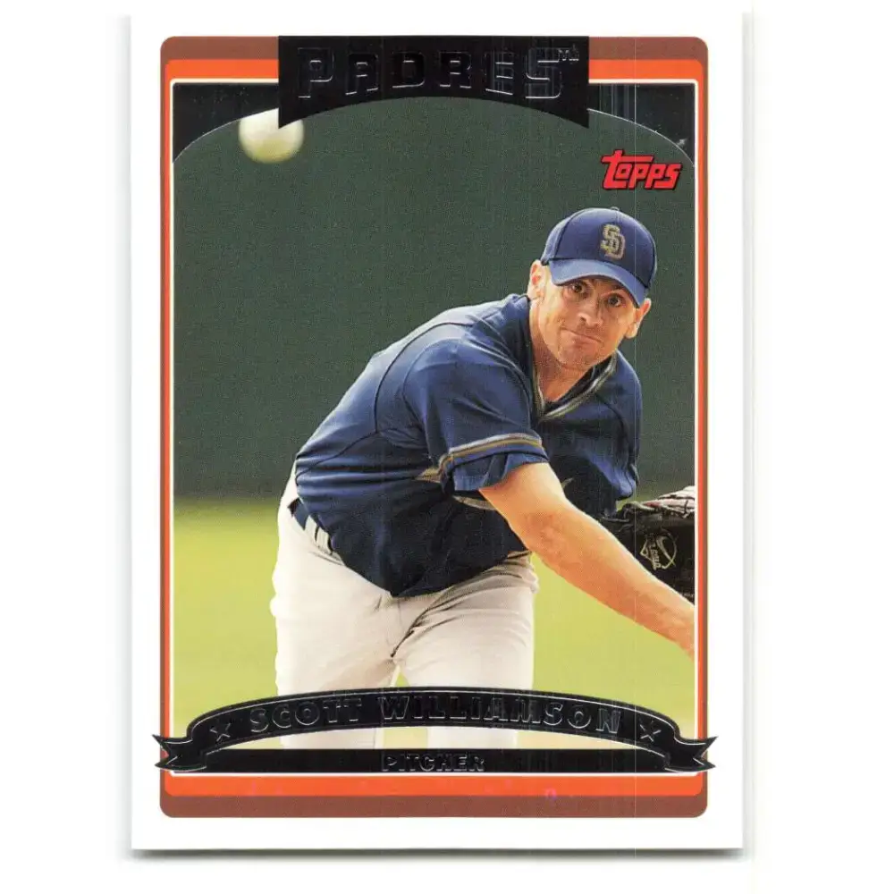 2006 Topps Update #45 Scott Williamson EX Excellent San Diego Padres Baseball Card - Baseball Card Single