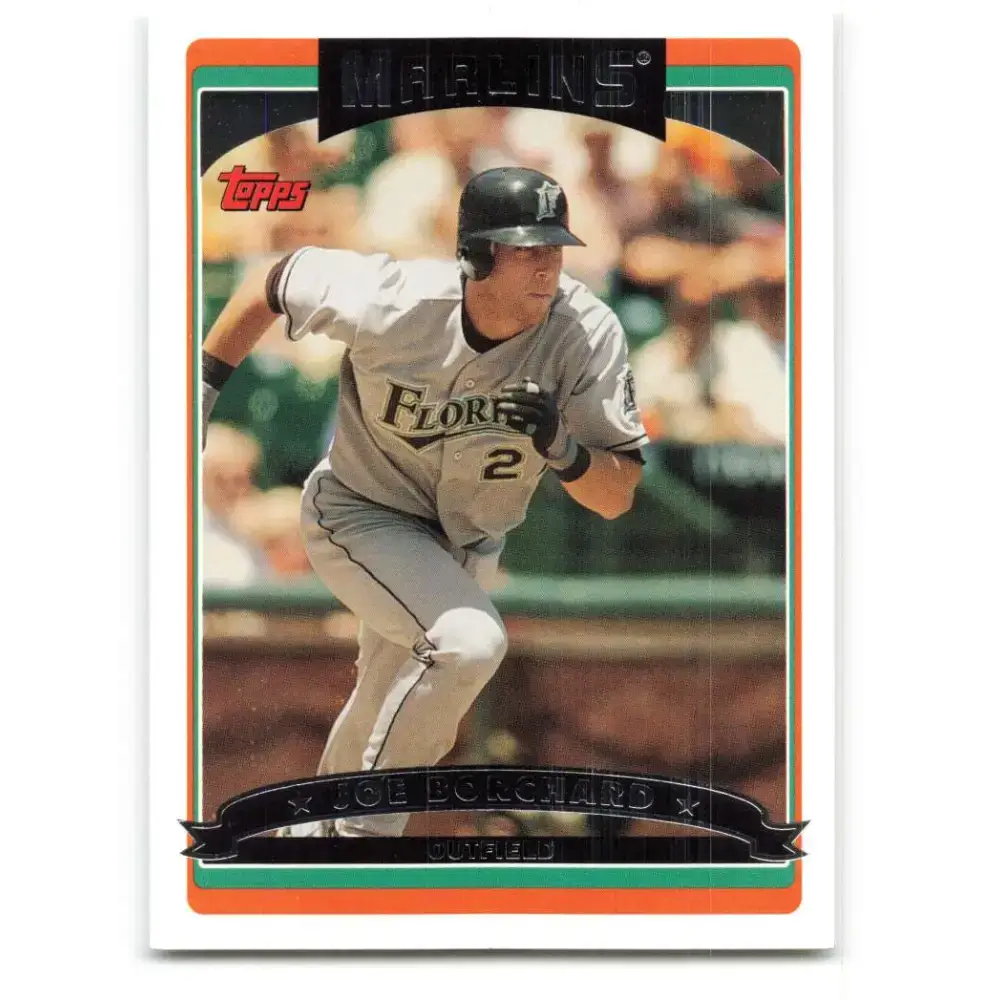 2006 Topps Update #46 Joe Borchard EX Excellent Florida Marlins Baseball Card - Baseball Card Single