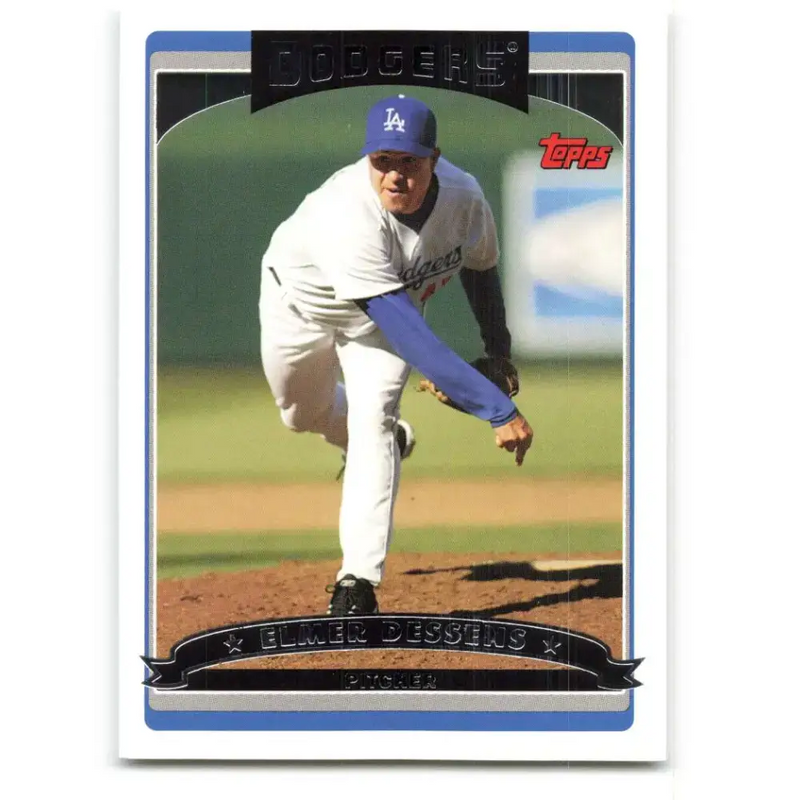 2006 Topps Update #47 Elmer Dessens EX Excellent Los Angeles Dodgers Baseball Card - Baseball Card Single