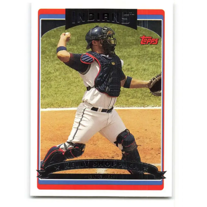 2006 Topps Update #49 Kelly Shoppach EX Excellent Cleveland Indians Baseball Card - Baseball Card Single