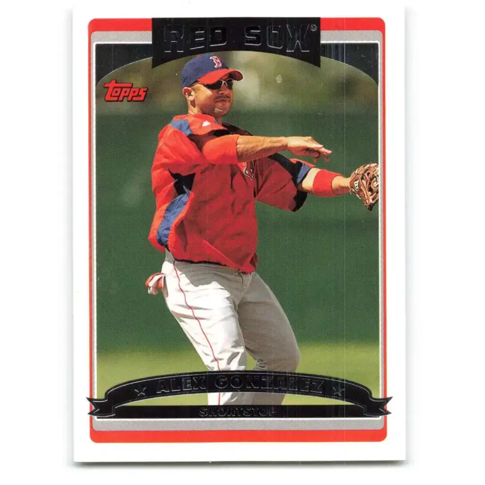 2006 Topps Update #5 Alex Gonzalez EX Excellent Boston Red Sox Baseball Card - Baseball Card Single