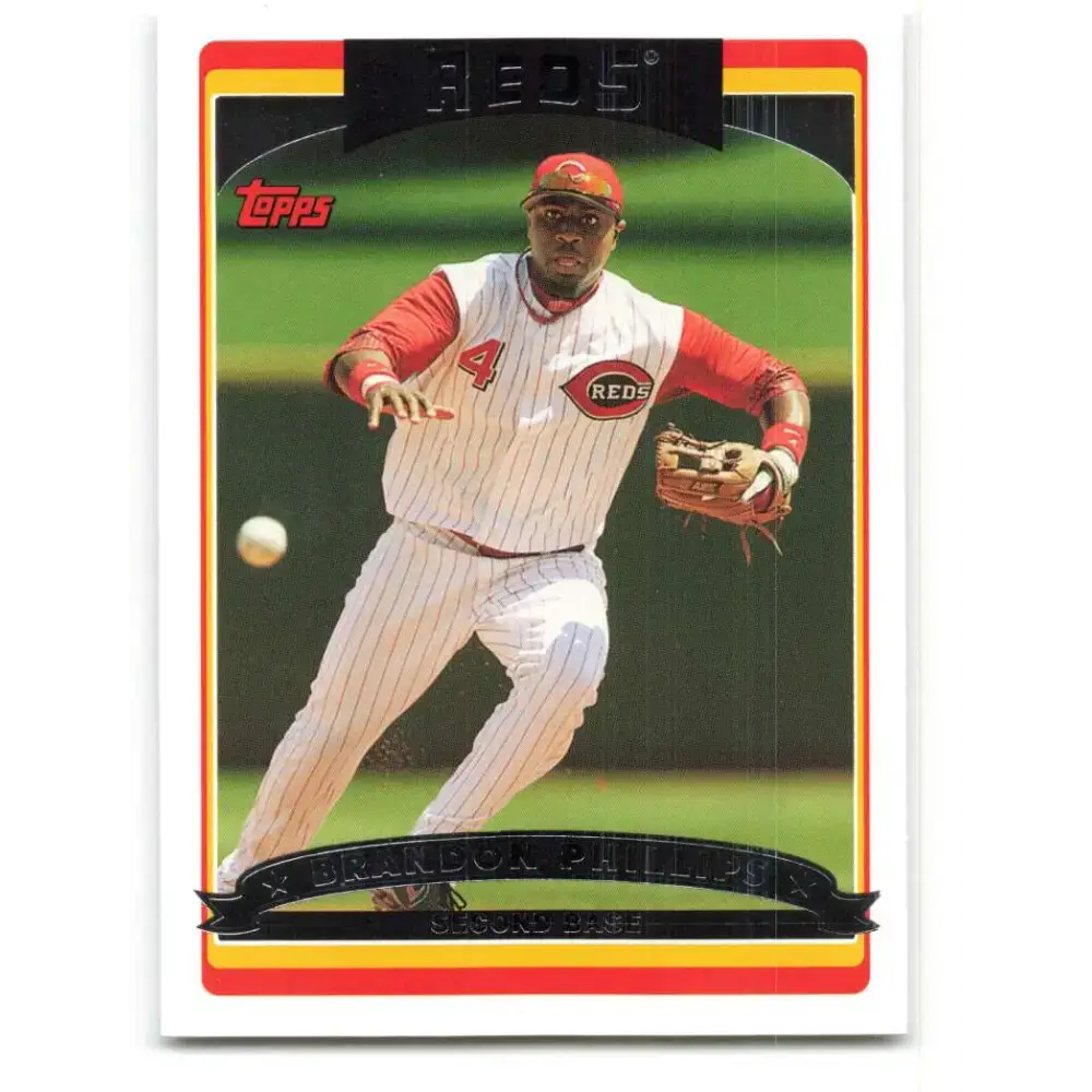 2006 Topps Update #50 Brandon Phillips EX Excellent Cincinnati Reds Baseball Card - Baseball Card Single