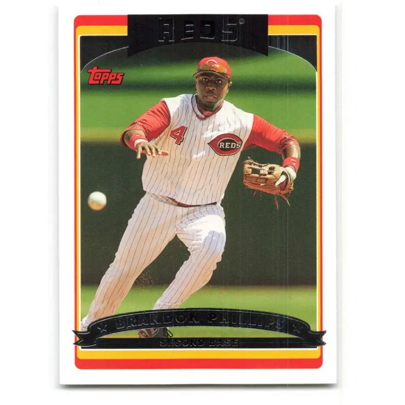 2006 Topps Update #50 Brandon Phillips EX Excellent Cincinnati Reds Baseball Card - Baseball Card Single