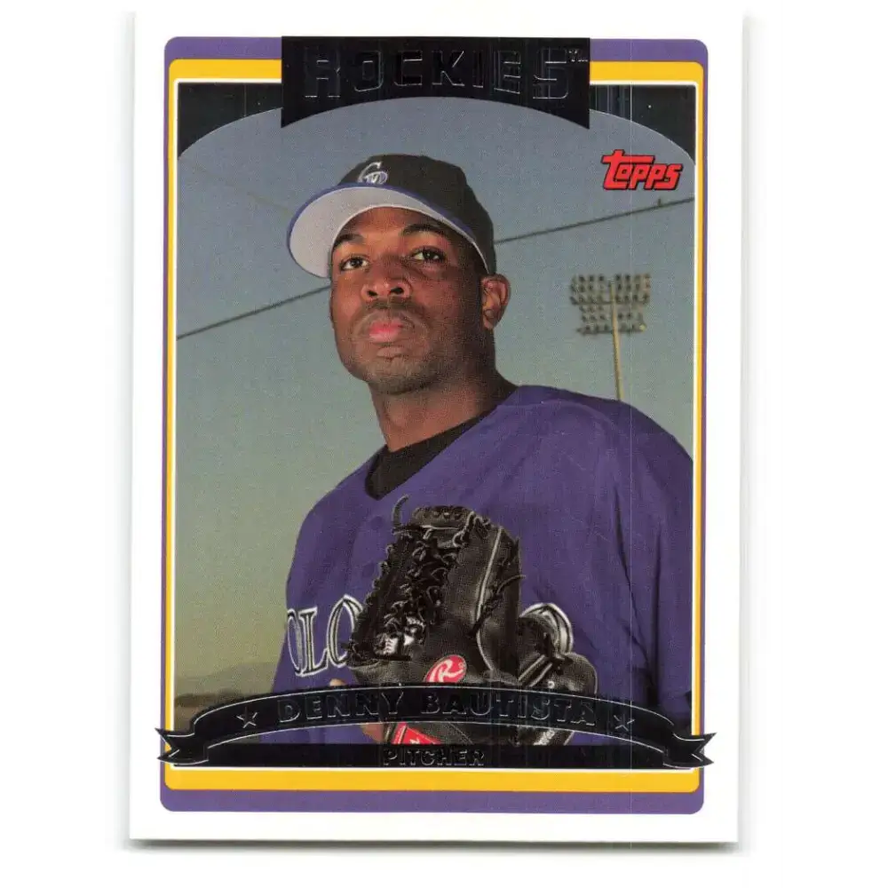 2006 Topps Update #53 Denny Bautista EX Excellent Colorado Rockies Baseball Card - Baseball Card Single
