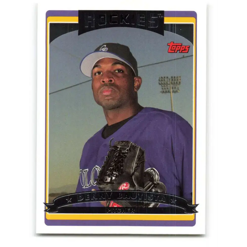 2006 Topps Update #53 Denny Bautista EX Excellent Colorado Rockies Baseball Card - Baseball Card Single