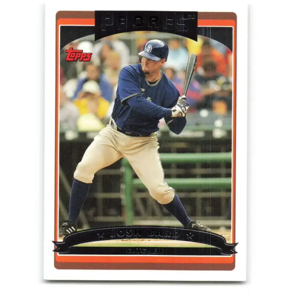 2006 Topps Update #54 Josh Bard EX Excellent San Diego Padres Baseball Card - Baseball Card Single