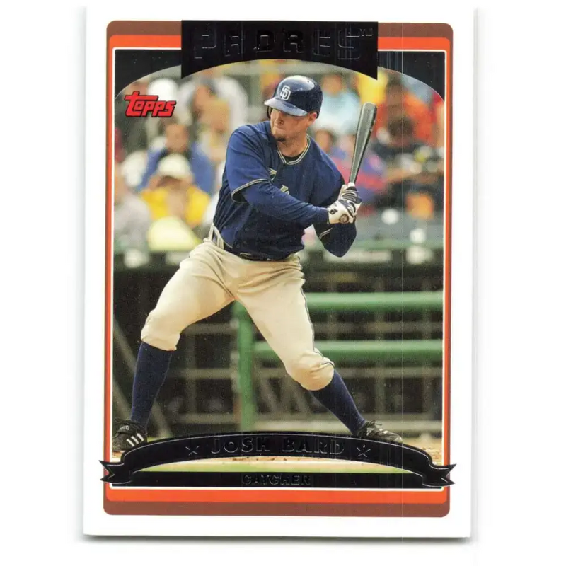 2006 Topps Update #54 Josh Bard EX Excellent San Diego Padres Baseball Card - Baseball Card Single