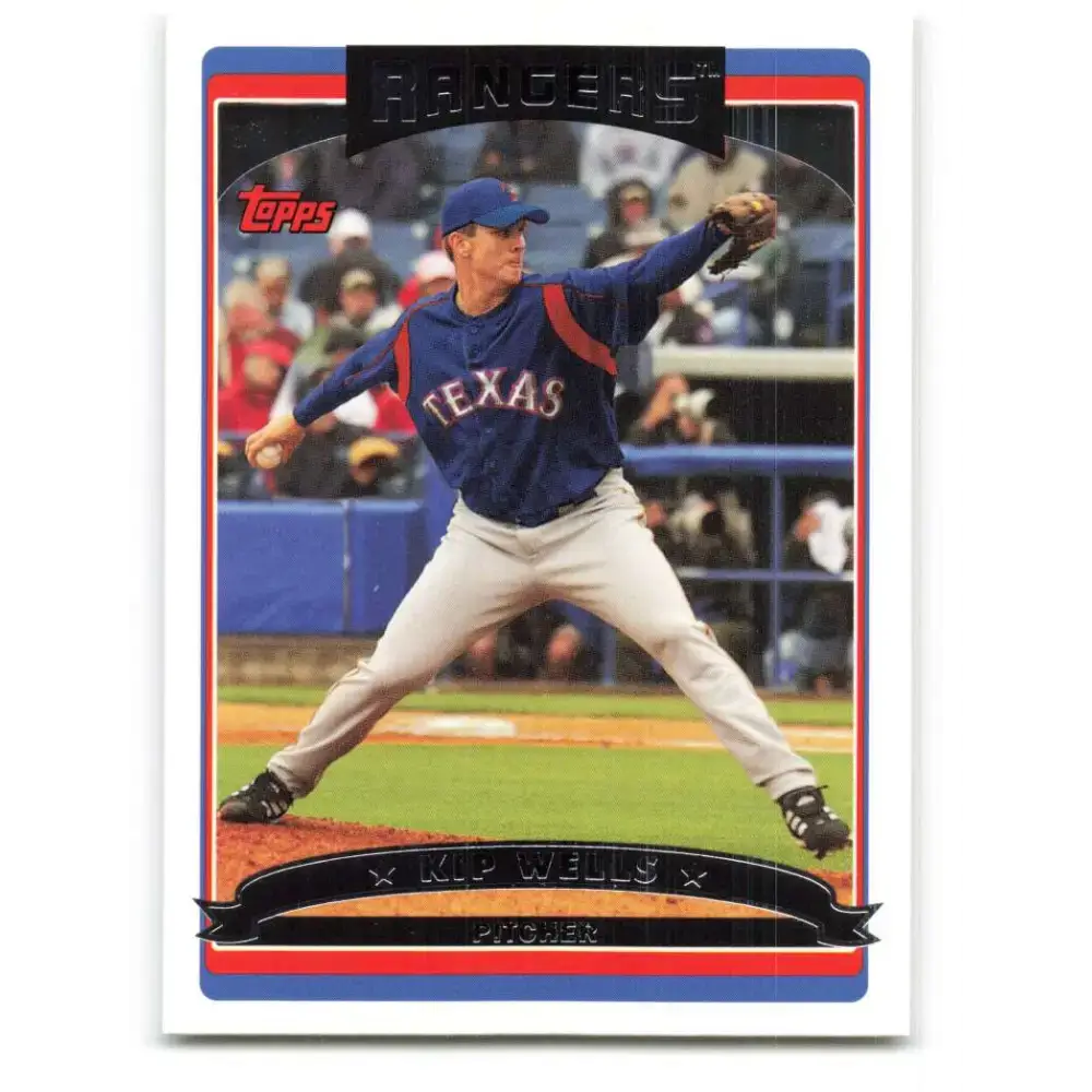 2006 Topps Update #57 Kip Wells EX Excellent Texas Rangers Baseball Card - Baseball Card Single