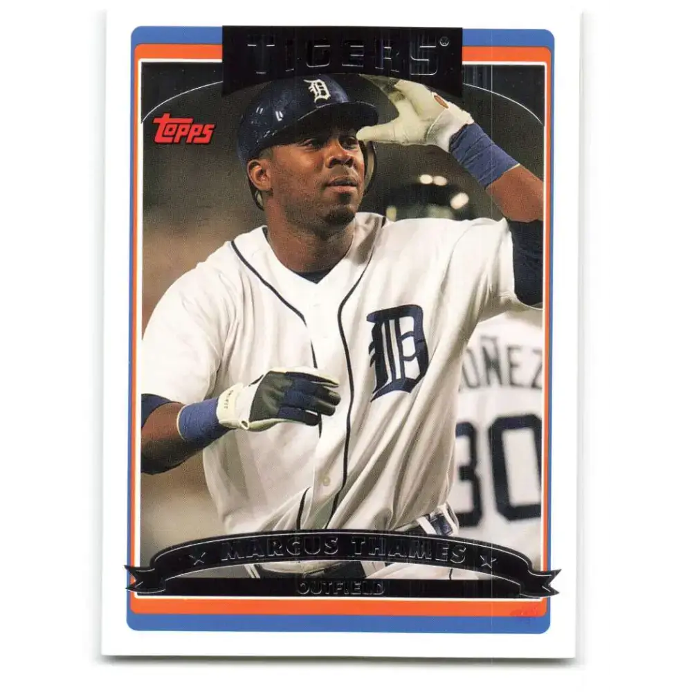 2006 Topps Update #60 Marcus Thames EX Excellent Detroit Tigers Baseball Card - Baseball Card Single