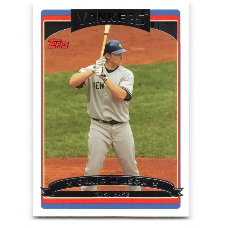 2006 Topps Update #61 Craig Wilson EX Excellent New York Yankees Baseball Card - Baseball Card Single