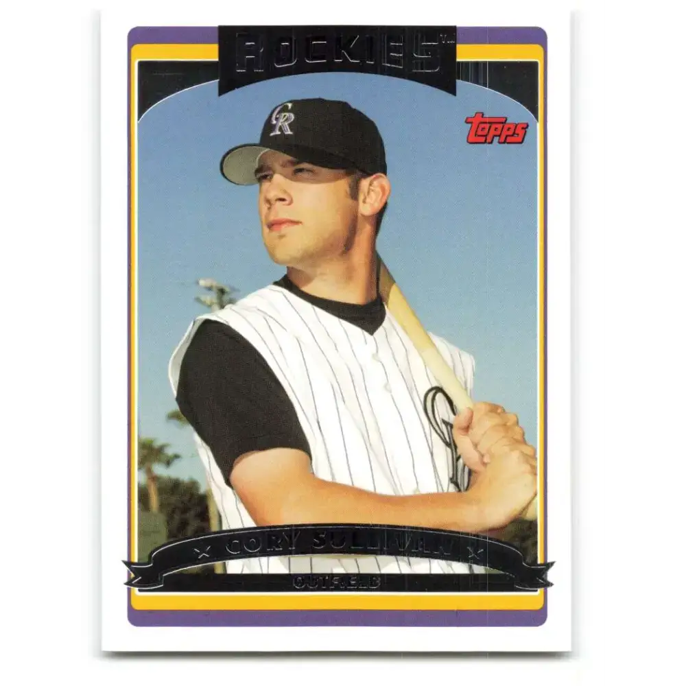 2006 Topps Update #62 Cory Sullivan EX Excellent Colorado Rockies Baseball Card - Baseball Card Single