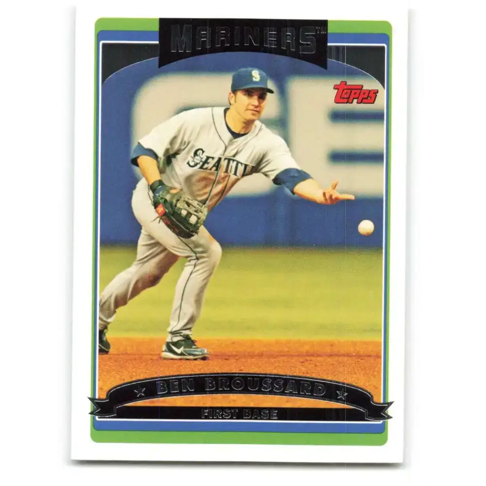 2006 Topps Update #63 Ben Broussard EX Excellent Seattle Mariners Baseball Card - Baseball Card Single