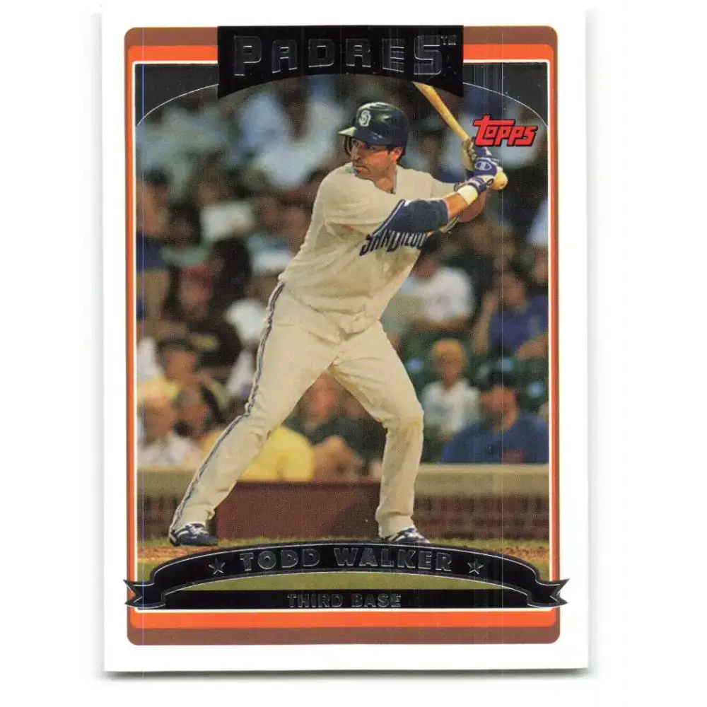 2006 Topps Update #64 Todd Walker EX Excellent San Diego Padres Baseball Card - Baseball Card Single