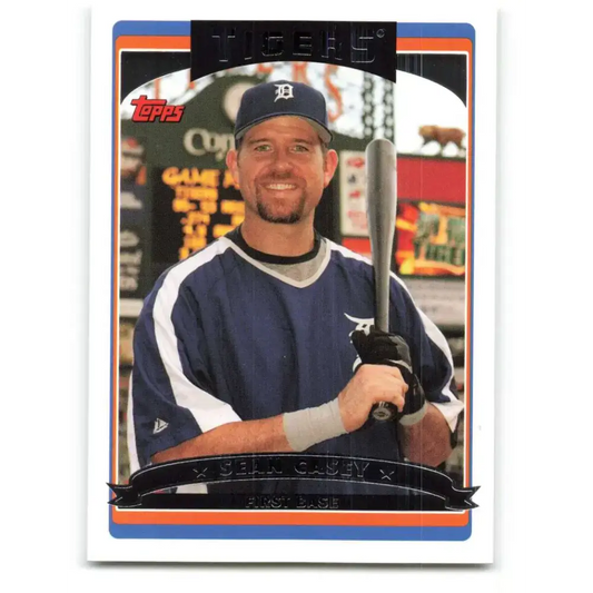 2006 Topps Update #68 Sean Casey EX Excellent Detroit Tigers Baseball Card