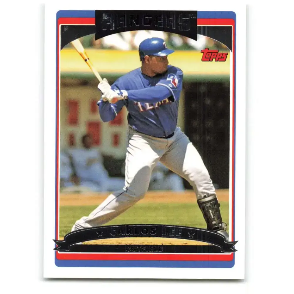 2006 Topps Update #70 Carlos Lee EX Excellent Texas Rangers Baseball Card - Baseball Card Single