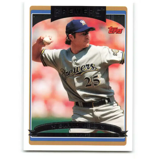 2006 Topps Update #74 David Bell EX Excellent Milwaukee Brewers Baseball Card