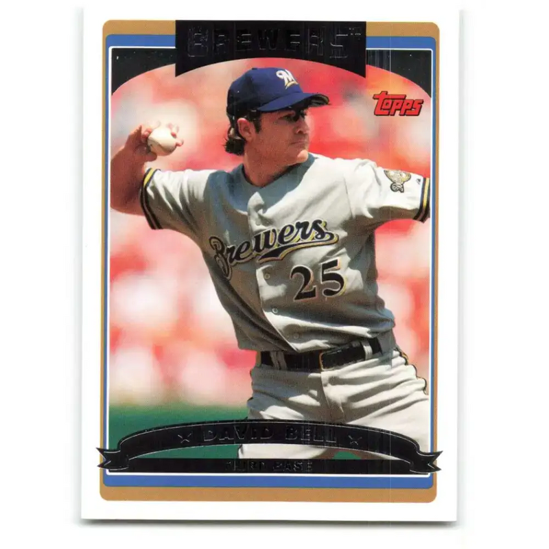 2006 Topps Update #74 David Bell EX Excellent Milwaukee Brewers Baseball Card - Baseball Card Single