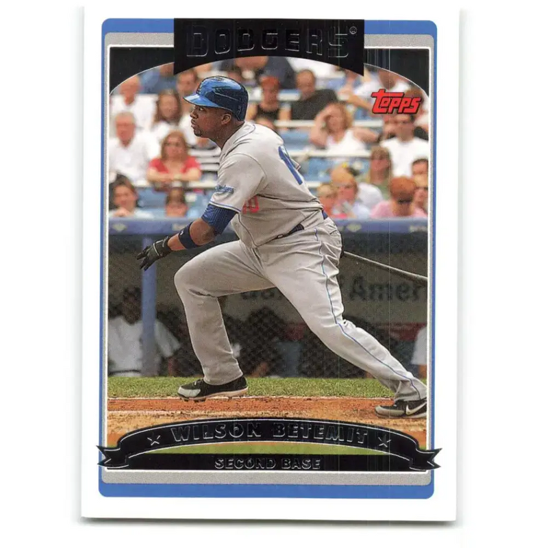 2006 Topps Update #75 Wilson Betemit EX Excellent Los Angeles Dodgers Baseball Card - Baseball Card Single
