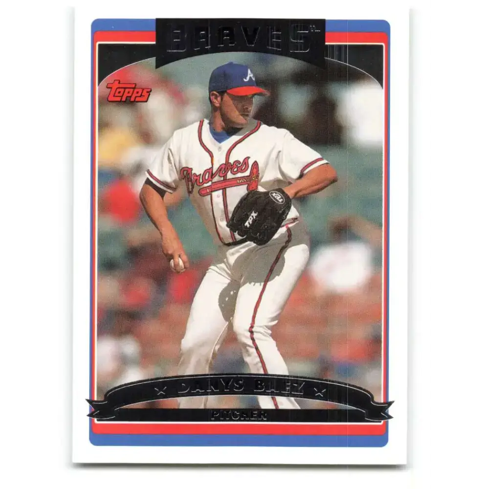 2006 Topps Update #76 Danys Baez EX Excellent Atlanta Braves Baseball Card - Baseball Card Single