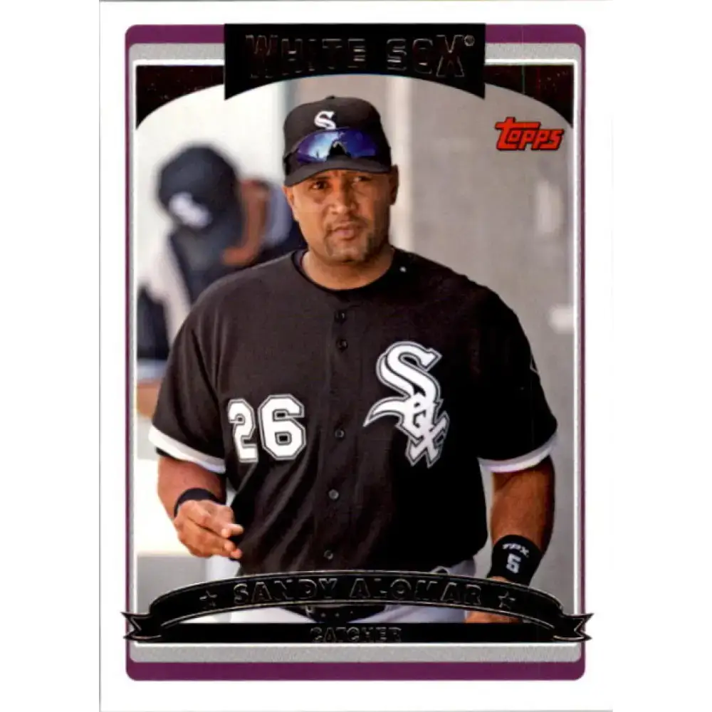 2006 Topps Update #79 Sandy Alomar Jr. EX Excellent Chicago White Sox Baseball Card - Baseball Card Single