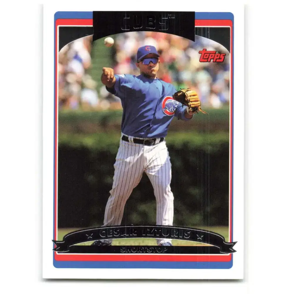 2006 Topps Update #80 Cesar Izturis EX Excellent Chicago Cubs Baseball Card - Baseball Card Single
