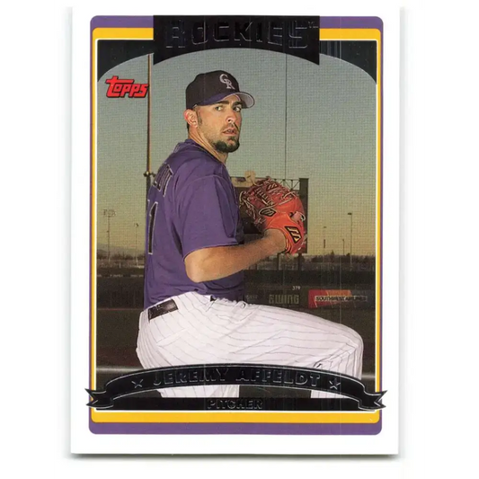 2006 Topps Update #81 Jeremy Affeldt EX Excellent Colorado Rockies Baseball Card