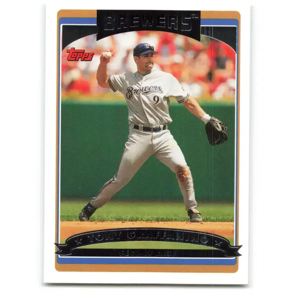 2006 Topps Update #84 Tony Graffanino EX Excellent Milwaukee Brewers Baseball Card - Baseball Card Single