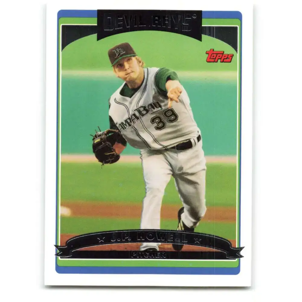 2006 Topps Update #85 J.P Howell EX Excellent Tampa Bay Devil Rays Baseball Card - Baseball Card Single