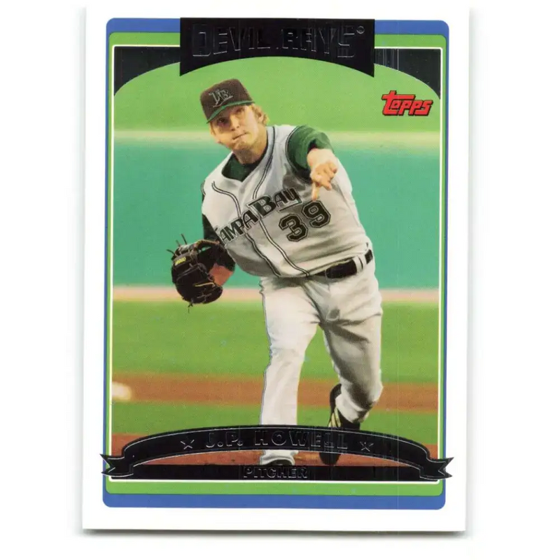2006 Topps Update #85 J.P Howell EX Excellent Tampa Bay Devil Rays Baseball Card - Baseball Card Single