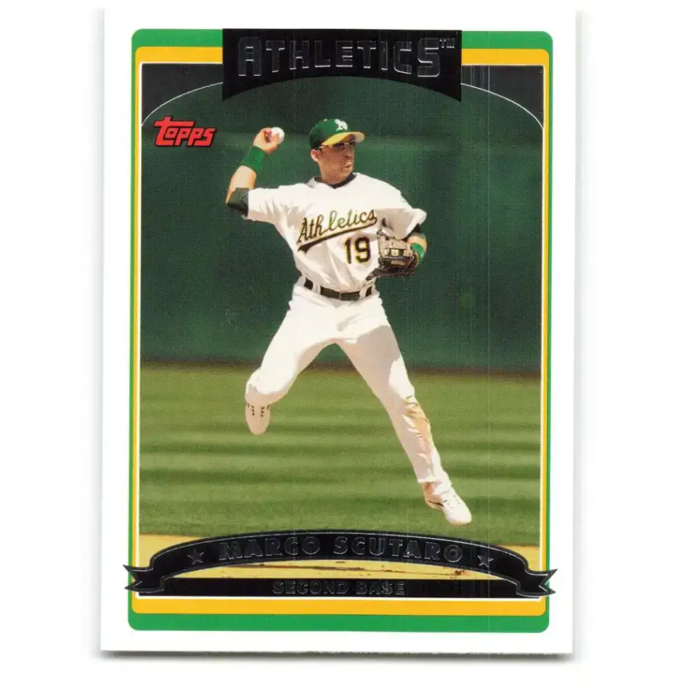 2006 Topps Update #88 Marco Scutaro EX Excellent Oakland Athletics Baseball Card - Baseball Card Single