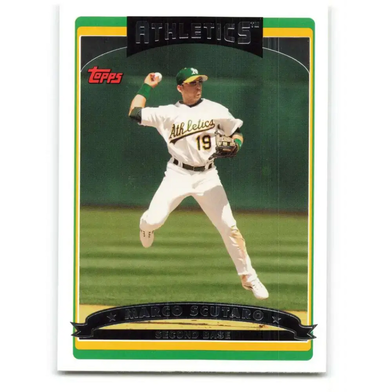 2006 Topps Update #88 Marco Scutaro EX Excellent Oakland Athletics Baseball Card - Baseball Card Single