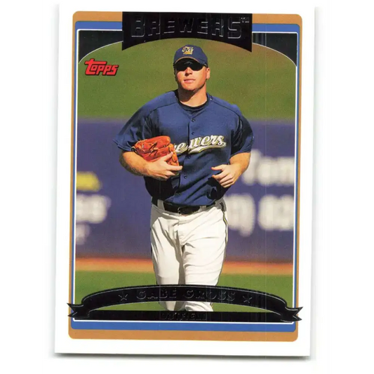 2006 Topps Update #92 Gabe Gross EX Excellent Milwaukee Brewers Baseball Card