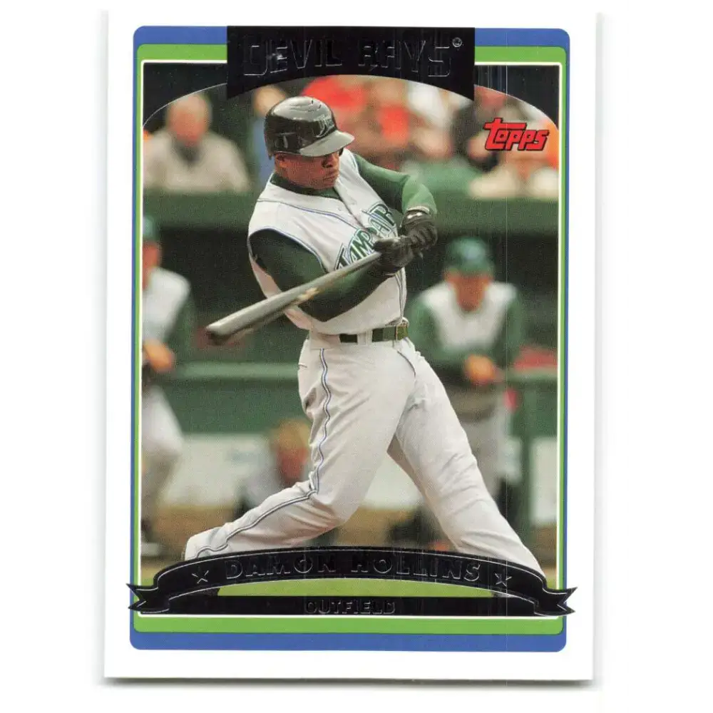 2006 Topps Update #94 Damon Hollins EX Excellent Tampa Bay Devil Rays Baseball Card - Baseball Card Single