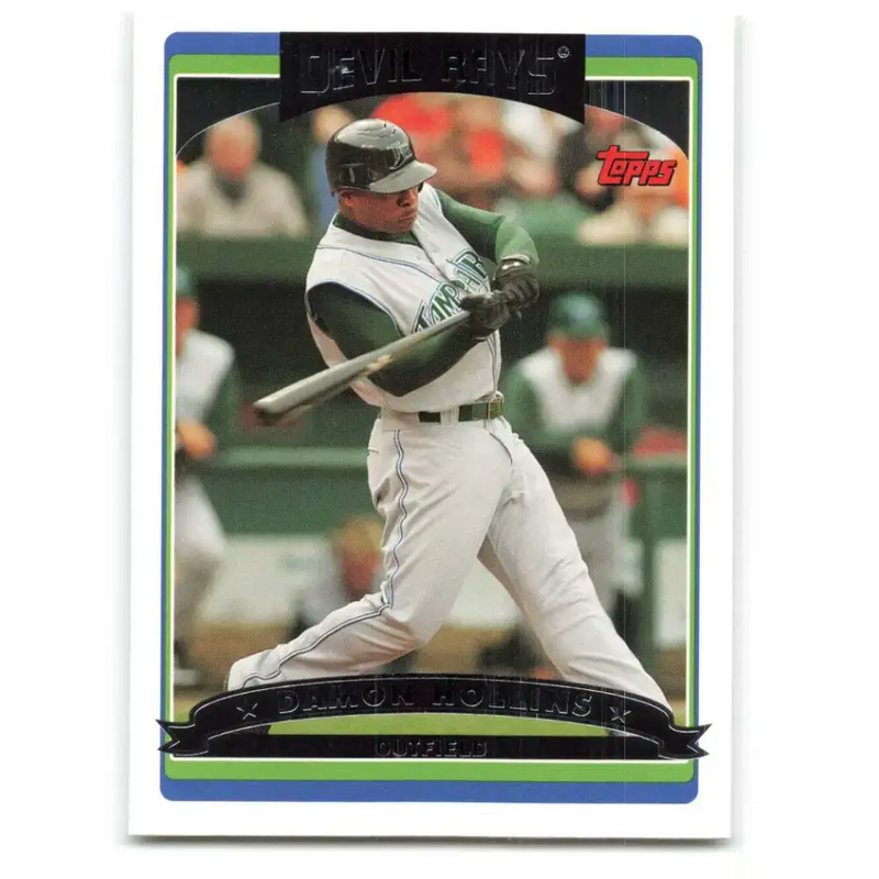 2006 Topps Update #94 Damon Hollins EX Excellent Tampa Bay Devil Rays Baseball Card - Baseball Card Single