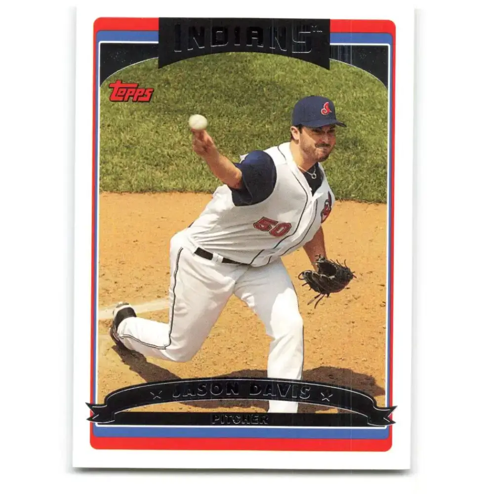 2006 Topps Update #97 Jason Davis EX Excellent Cleveland Indians Baseball Card - Baseball Card Single