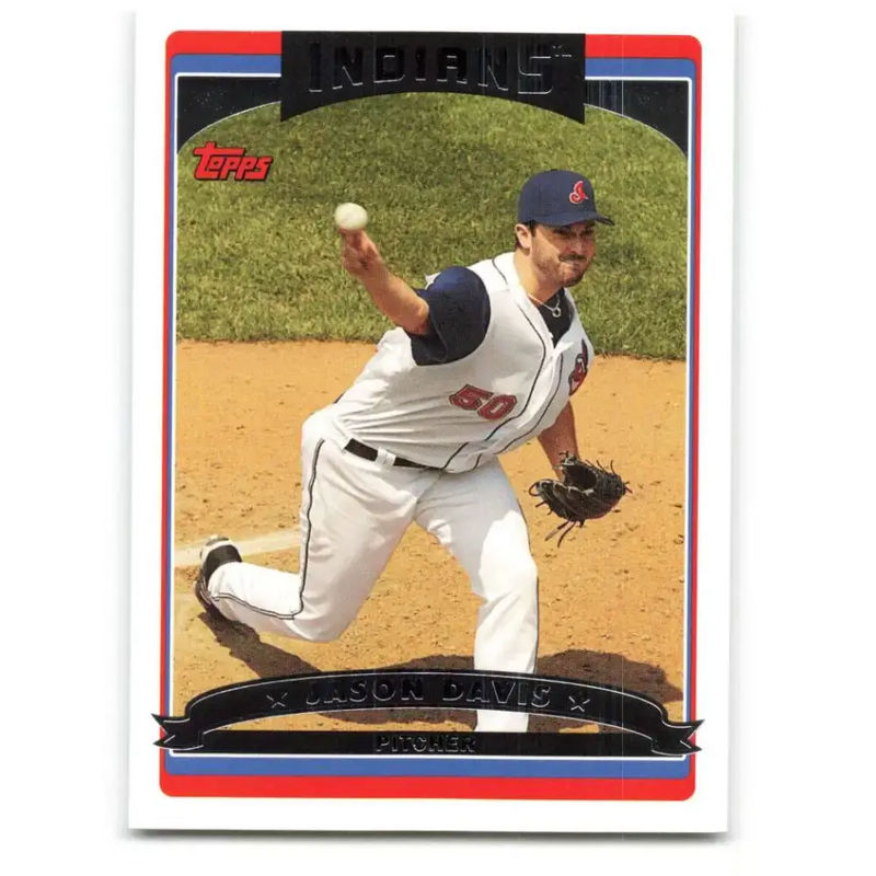 2006 Topps Update #97 Jason Davis EX Excellent Cleveland Indians Baseball Card - Baseball Card Single