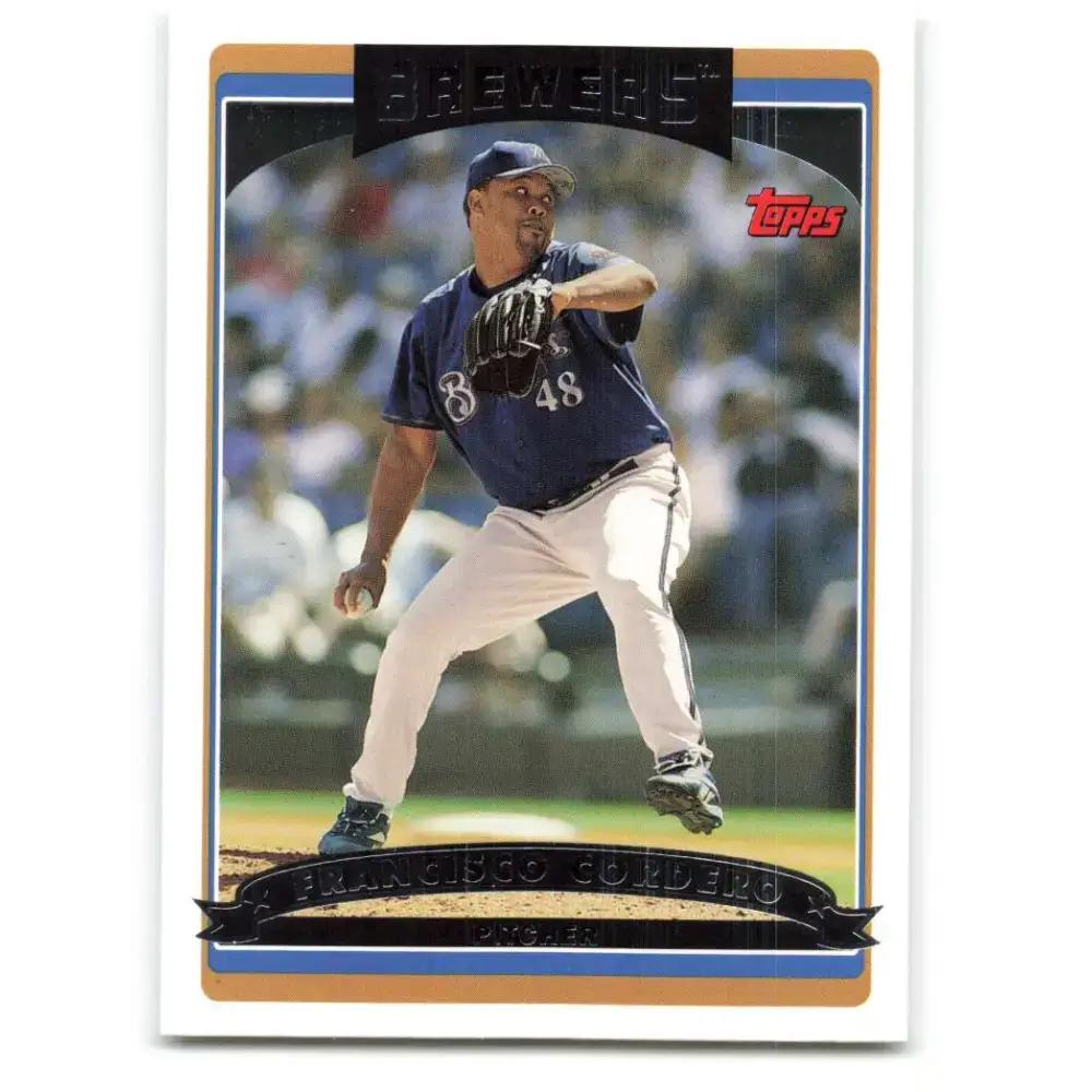 2006 Topps Update #99 Francisco Cordero EX Excellent Milwaukee Brewers Baseball Card - Baseball Card Single