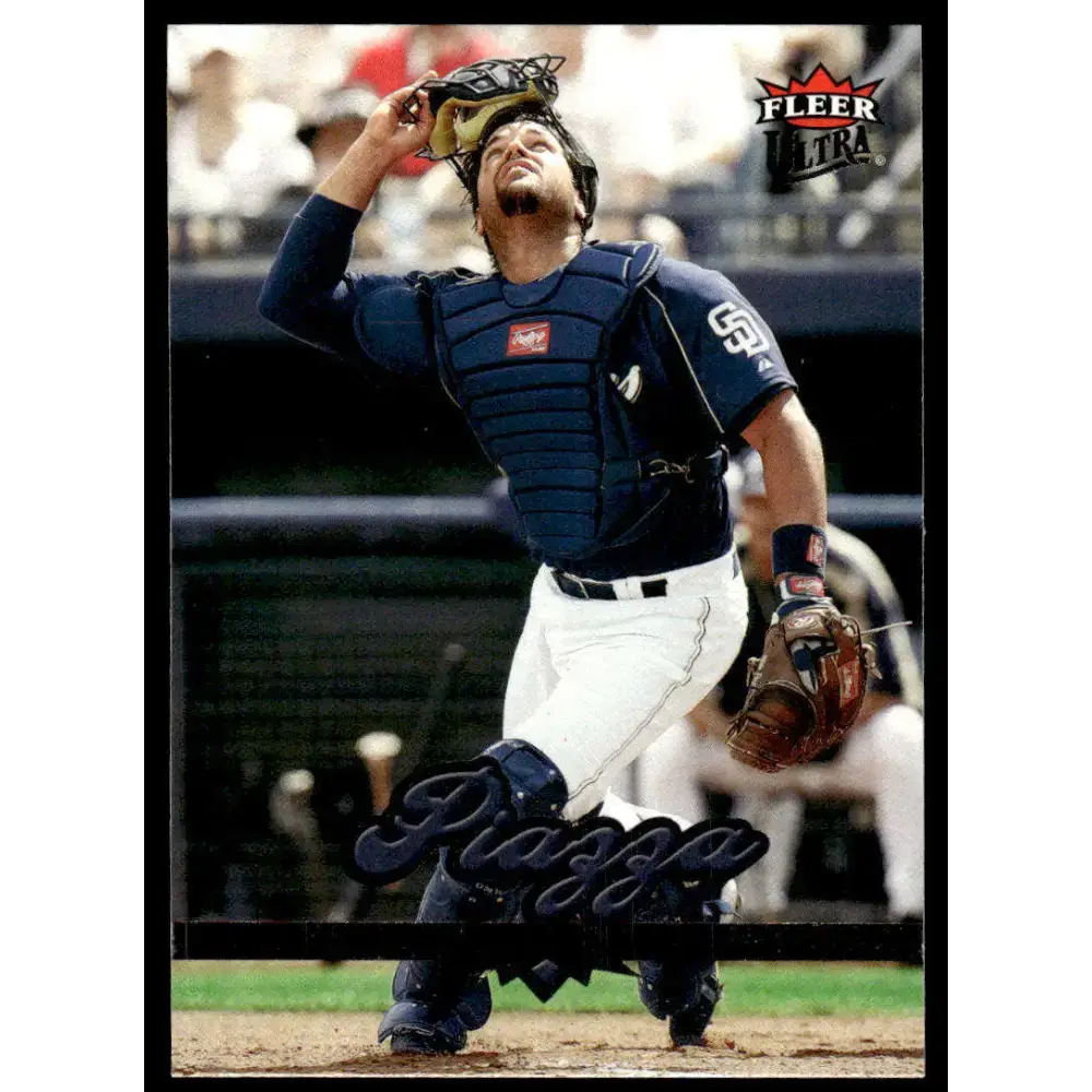 2006 Ultra #95 Mike Piazza EX/NM San Diego Padres Baseball Card - Baseball Card Single