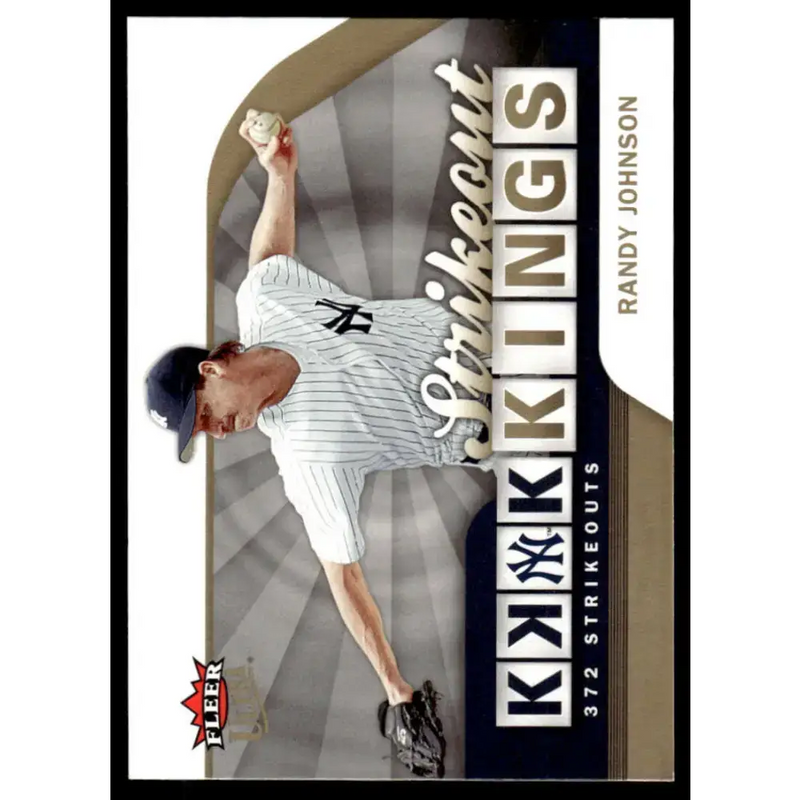 2006 Ultra #SOK4 Randy Johnson EX/NM New York Yankees Baseball Card - Baseball Card Single
