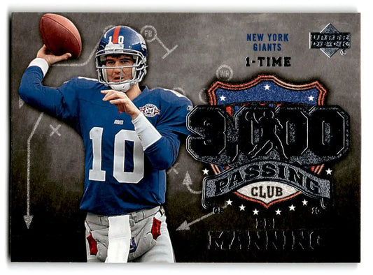 2006 Upper Deck #3KP-EM Eli Manning 3000 Yard Passing Club - Football Card Single