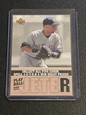 2006 Upper Deck Derek Jeter Play Ball with Jeter (Jeter Spell and Win) - Baseball Card Single