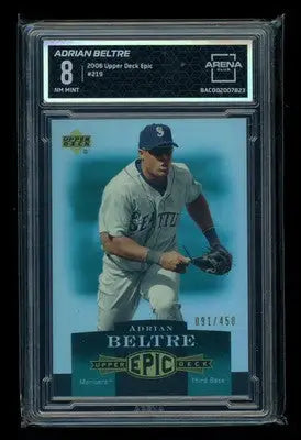 2006 Upper Deck Epic Adrian Beltre #219 091/450 Baseball Arena Club 8 - Baseball Card Single