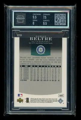 2006 Upper Deck Epic Adrian Beltre #219 091/450 Baseball Arena Club 8 - Baseball Card Single