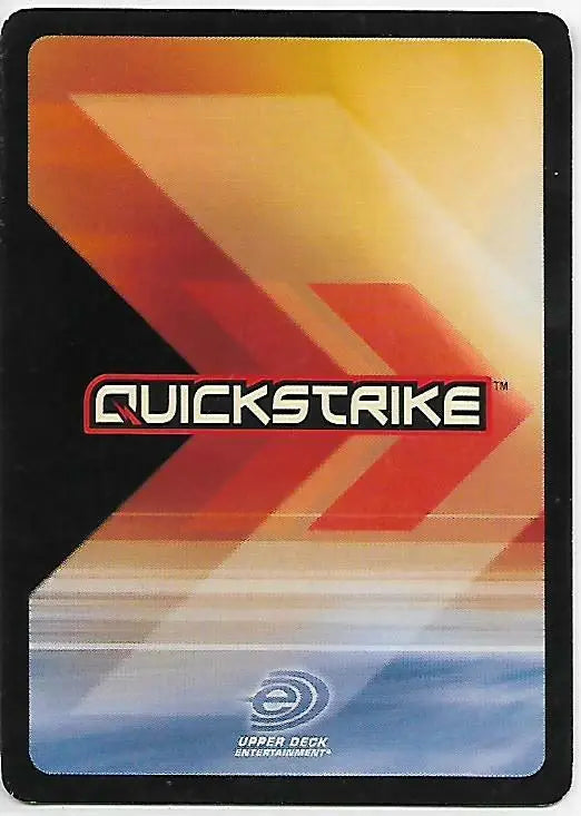 Original gloss Quickstrike card back from Upper Deck Pirates of the Caribbean TCG featuring Berserk Parrot