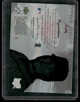 2006 Upper Deck SPx Macay McBride #122 Auto Baseball - Baseball Card Single