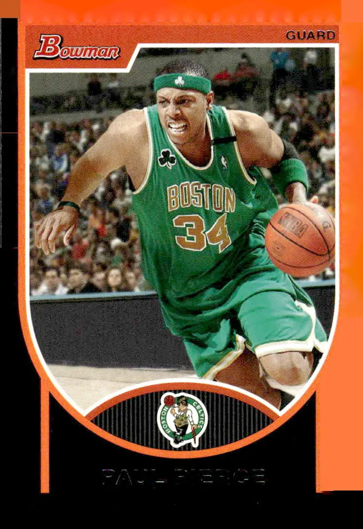 2007-08 Bowman #34 Paul Pierce Base Boston Celtics - Basketball Card Single