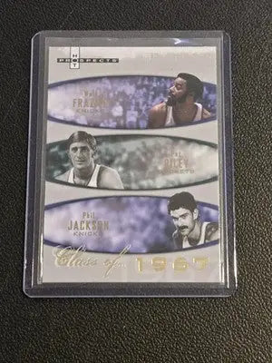 2007-08 Fleer Hot Prospects #1967 Walt Frazier / Pat Riley / Phil Jackson #/1967 - Basketball Card Single
